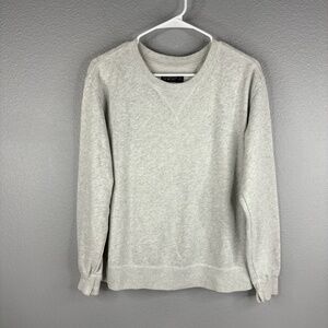 Abercrombie Soft AF Heather Gray Fleece Sweater